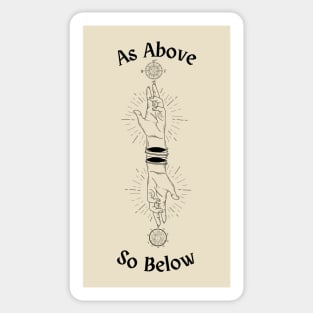 As Above So Below Sticker